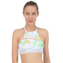 Bird Lover T- Shirtbird T- Shirt (23) Racer Front Bikini Top by maxcute