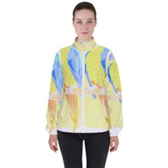 Bird Lover T- Shirtbird T- Shirt (25) Women s High Neck Windbreaker by maxcute