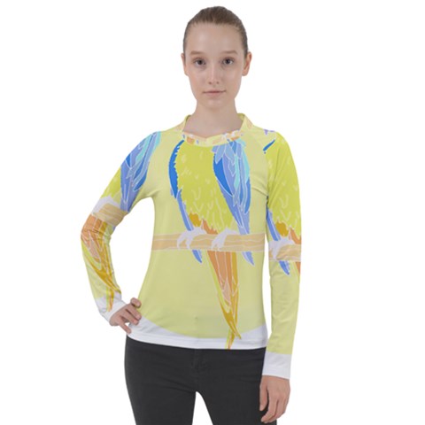 Bird Lover T- Shirtbird T- Shirt (25) Women s Pique Long Sleeve Tee by maxcute