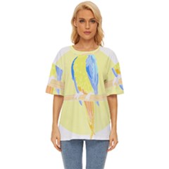 Bird Lover T- Shirtbird T- Shirt (25) Oversized Basic Tee by maxcute