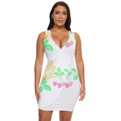 Bird Lover T- Shirtbird T- Shirt (26) Draped Bodycon Dress by maxcute