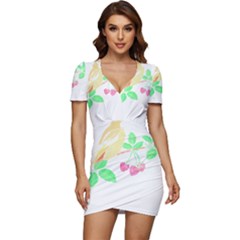 Bird Lover T- Shirtbird T- Shirt (26) Low Cut Cap Sleeve Mini Dress by maxcute