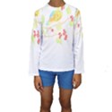 Bird Lover T- Shirtbird T- Shirt (28) Kids  Long Sleeve Swimwear View1