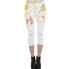 Bird Lover T- Shirtbird T- Shirt (28) Capri Leggings  by maxcute