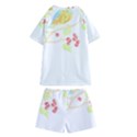 Bird Lover T- Shirtbird T- Shirt (28) Kids  Swim Tee and Shorts Set View2