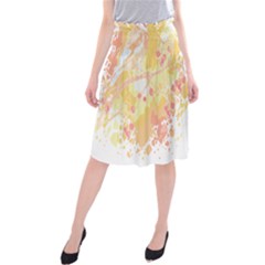 Bird Lover T- Shirtbird T- Shirt (29) Midi Beach Skirt