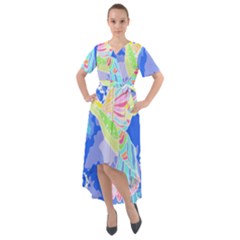 Bird Lover T- Shirtbird T- Shirt (3) Front Wrap High Low Dress by maxcute