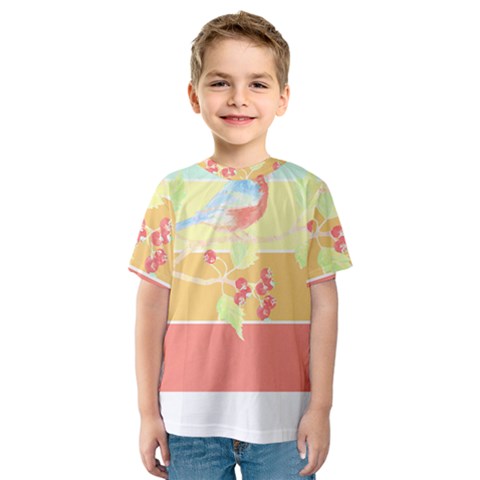 Bird Lover T- Shirtbird T- Shirt (30) Kids  Sport Mesh Tee by maxcute