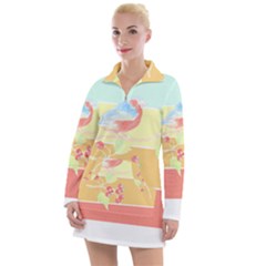 Bird Lover T- Shirtbird T- Shirt (30) Women s Long Sleeve Casual Dress by maxcute