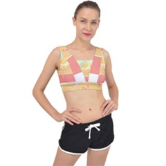 Bird Lover T- Shirtbird T- Shirt (34) V-back Sports Bra by maxcute