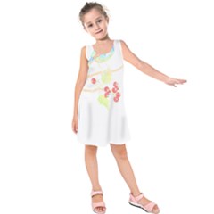 Bird Lover T- Shirtbird T- Shirt (35) Kids  Sleeveless Dress by maxcute