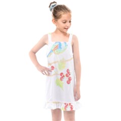 Bird Lover T- Shirtbird T- Shirt (35) Kids  Overall Dress by maxcute