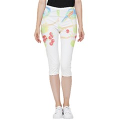 Bird Lover T- Shirtbird T- Shirt (35) Inside Out Lightweight Velour Capri Leggings  by maxcute