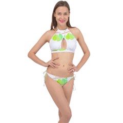 Bird Lover T- Shirtbird T- Shirt (37) Cross Front Halter Bikini Set by maxcute