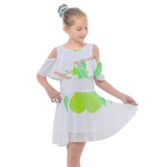 Bird Lover T- Shirtbird T- Shirt (37) Kids  Shoulder Cutout Chiffon Dress by maxcute