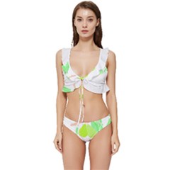 Bird Lover T- Shirtbird T- Shirt (37) Low Cut Ruffle Edge Bikini Set by maxcute