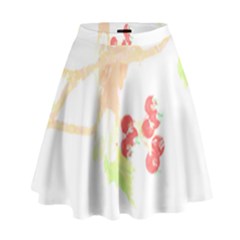 Bird Lover T- Shirtbird T- Shirt (38) High Waist Skirt by maxcute