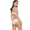 Bird Lover T- Shirtbird T- Shirt (38) Low Cut Ruffle Edge Bikini Set View3