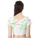 Bird Lover T- Shirtbird T- Shirt (4) Short Sleeve Crop Top View2