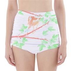 Bird Lover T- Shirtbird T- Shirt (4) High-waisted Bikini Bottoms by maxcute