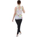 Bird Lover T- Shirtbird T- Shirt (6) Mock Neck Chiffon Sleeveless Top View2