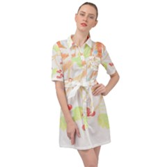 Bird Lover T- Shirtbird T- Shirt (6) Belted Shirt Dress