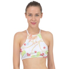 Bird Lover T- Shirtbird T- Shirt (6) Racer Front Bikini Top by maxcute