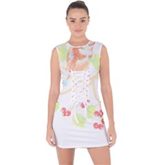 Bird Lover T- Shirtbird T- Shirt (6) Lace Up Front Bodycon Dress by maxcute