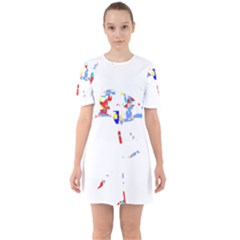 Bird Lover T- Shirtbird T- Shirt (7) Sixties Short Sleeve Mini Dress by maxcute