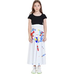 Bird Lover T- Shirtbird T- Shirt (7) Kids  Flared Maxi Skirt by maxcute