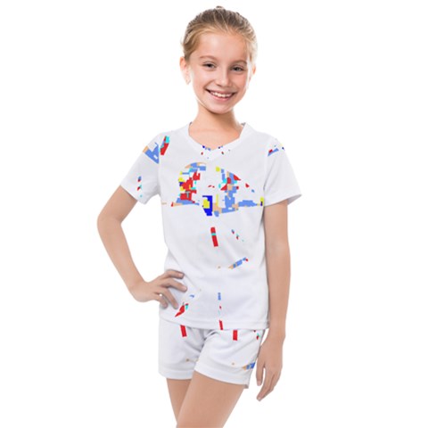 Bird Lover T- Shirtbird T- Shirt (7) Kids  Mesh Tee And Shorts Set by maxcute