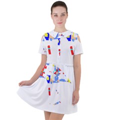 Bird Lover T- Shirtbird T- Shirt (7) Short Sleeve Shoulder Cut Out Dress  by maxcute