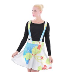 Bird Lover T- Shirtbird T- Shirt (9) Suspender Skater Skirt by maxcute