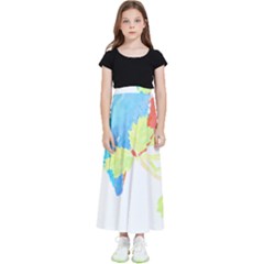 Bird Lover T- Shirtbird T- Shirt (9) Kids  Flared Maxi Skirt by maxcute