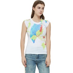 Bird Lover T- Shirtbird T- Shirt (9) Women s Raglan Cap Sleeve Tee