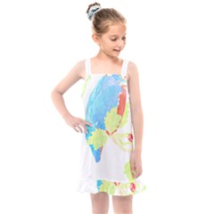 Bird Lover T- Shirtbird T- Shirt (9) Kids  Overall Dress by maxcute