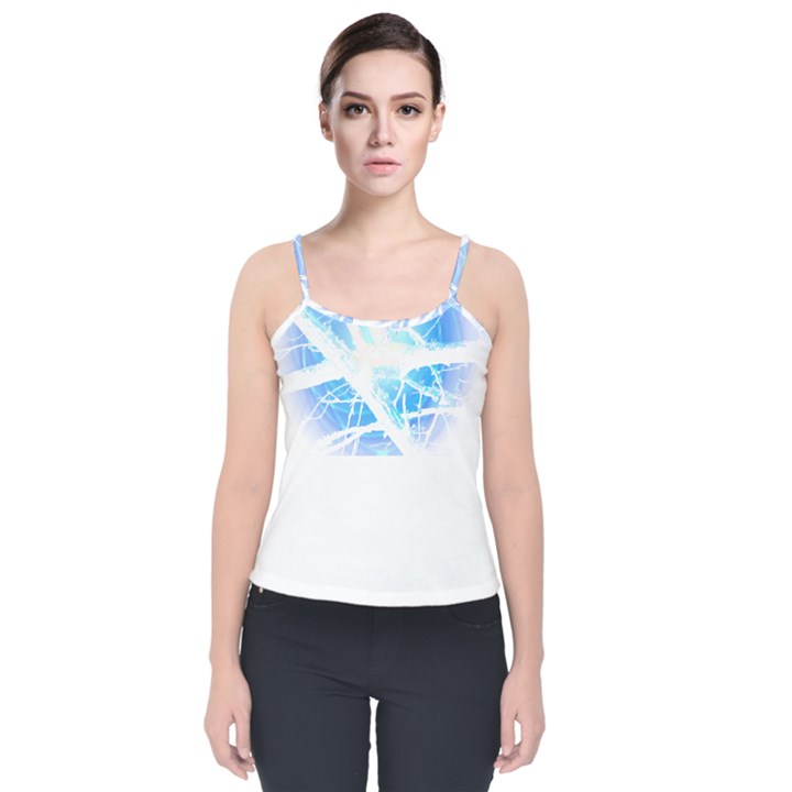 Bird T- Shirt Bird T- Shirt Velvet Spaghetti Strap Top