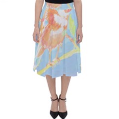 Birds Illustration T- Shirtbird T- Shirt (1) Classic Midi Skirt by maxcute