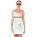 Birds Illustration T- Shirtbird T- Shirt (2) One Soulder Bodycon Dress View1