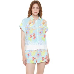 Birds Illustration T- Shirtbird T- Shirt (2) Chiffon Lounge Set by maxcute