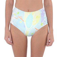 Birds Illustration T- Shirtbird T- Shirt (5) Reversible High-waist Bikini Bottoms by maxcute