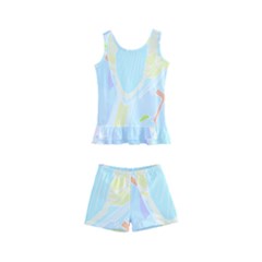 Birds Illustration T- Shirtbird T- Shirt (5) Kids  Boyleg Swimsuit by maxcute