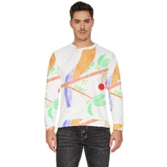 Birds Illustration T- Shirtbird T- Shirt (8) Men s Fleece Sweatshirt