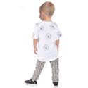 Black And White Pattern T- Shirt Black And White Pattern 11 Kids  Raglan Tee View2