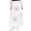 Black And White Pattern T- Shirt Black And White Pattern 11 Maxi Chiffon Skirt View1