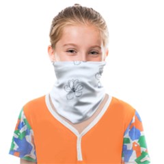 Black And White Pattern T- Shirt Black And White Pattern 11 Face Covering Bandana (kids) by maxcute