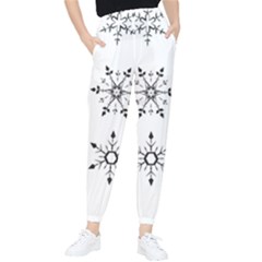 Black And White Pattern T- Shirt Black And White Pattern 12 Tapered Pants by maxcute