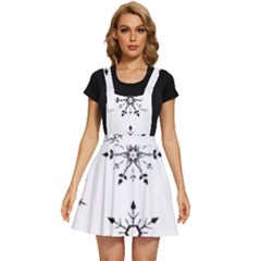 Black And White Pattern T- Shirt Black And White Pattern 12 Apron Dress by maxcute