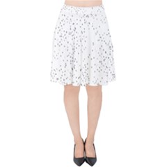 Black And White Pattern T- Shirt Black And White Pattern 14 Velvet High Waist Skirt by maxcute