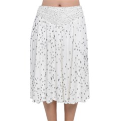 Black And White Pattern T- Shirt Black And White Pattern 14 Velvet Flared Midi Skirt by maxcute